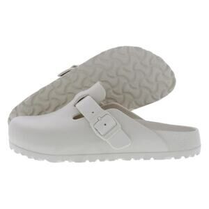 USED Birkenstock Unisex Boston Eva Shoes White- 8-8.5 Narrow W/6-6.5 Narrow M
